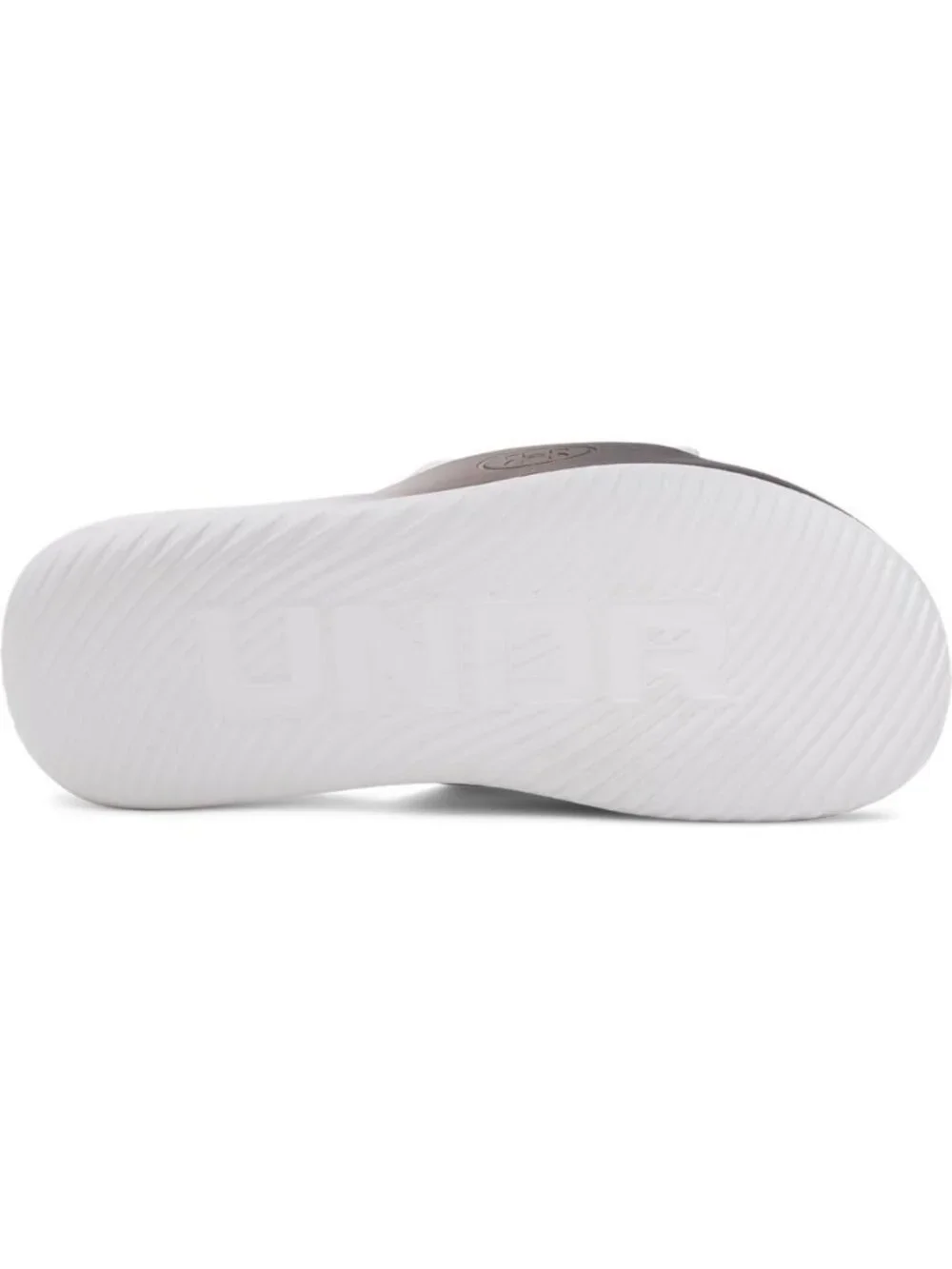 Men's White Black Ignite Pro Slide Comfort Soft Rubber Slip On Flat Sandal Shoes